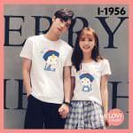 Địa chỉ in áo đôi đẹp chất lượng giá cạnh tranh nhất thị trường 5 Áo Thun Cặp Đôi ChiBi i1956