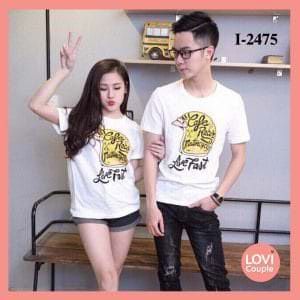 Áo Thun Cặp Đôi In Hình Mũ Bảo Hiểm i2475