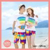 Quần cặp đôi đi biển màu sắc sặc sở QB125 3 i491qb125