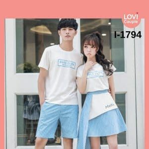 Áo Cặp Đôi Trắng i1794