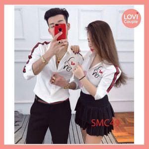 Sơ Mi Cặp Chữ LOVE SMC49