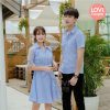 Áo Váy Đôi Xanh Thời Trang E318 1 E318 3