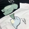 Áo Thun Cặp Khủng Long Dino Cute DB001 2 Áo Thun Cặp Khủng Long Dino Cute DB001