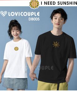 Áo Thun Cặp Đôi Huyện Ea H'leo, Đắk Lắk 4 Áo Thun Đôi Sun & Flower DB005
