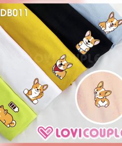 Áo Thun Đôi Corgi Dễ Thương DB011