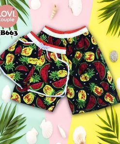 Quần Đôi Đi Biển Dưa Hấu QB663