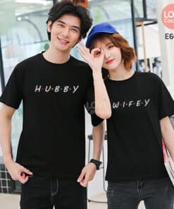 Ao Thun Doi Tinh Nhan Hubby Wifey Dc663