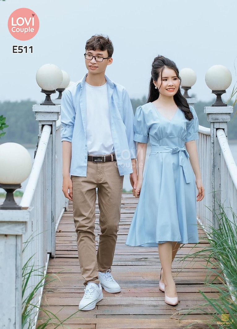 Mua Áo đôi nam nữ Set áo váy sơ mi cặp couple Hàn Quốc đi du lịch chụp hình  cưới - Nữ - S - Nam - XL tại Couple Tina 1 | Tiki